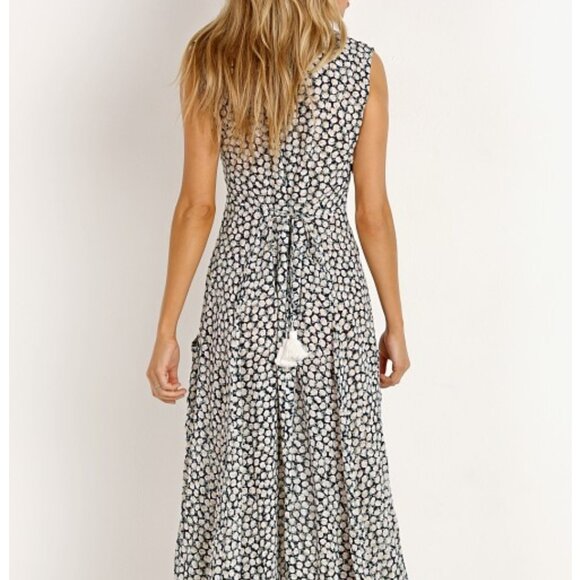 Faithfull the Brand Blohm midi dress - Azalea print US Size 2 - Picture 8 of 11